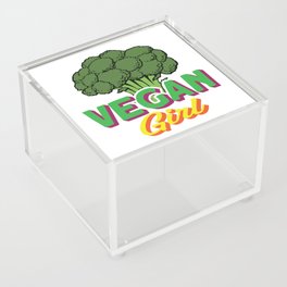 Vegan Girl Brokkoli Acrylic Box