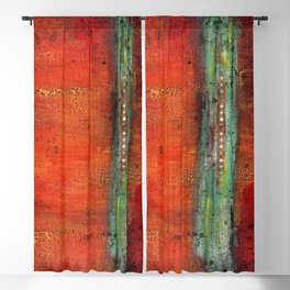 Abstract Copper Blackout Curtain