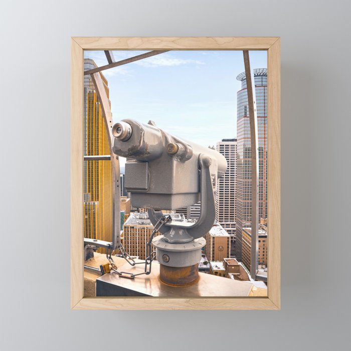 Minneapolis Skyline Views | Architecture Photography and Collage Framed Mini Art Print