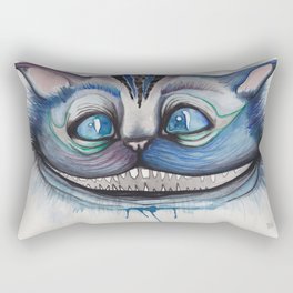Cheshire Cat Grin - Alice in Wonderland Rectangular Pillow