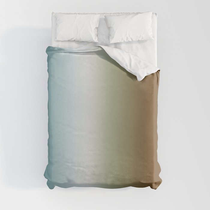 Ombre Feathers 1 Reversed Duvet Cover