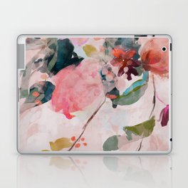 floral bloom abstract painting Laptop Skin