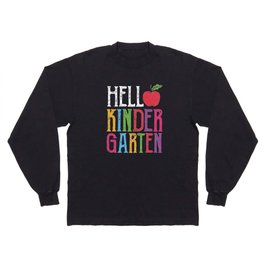 Hello Kindergarten Back To School Long Sleeve T-shirt