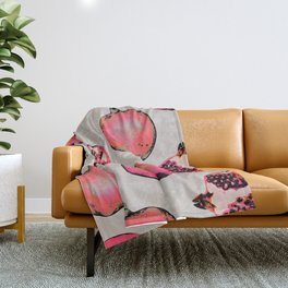 Pomegranate Pattern Throw Blanket