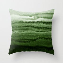 forest green throw pillow