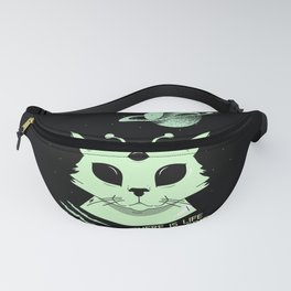There is life in space, meouw Fanny Pack