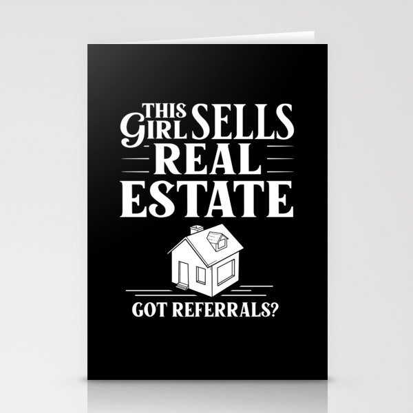 Real Estate Agent Realtor Investing Stationery Cards