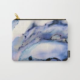 Blue Gray Clouds Carry-All Pouch | Bluewallart, Painting, Abstractart, Inkpainting, Blueabstract, Bluemug, Bluephonecase, Blueclock, Inkart, Bluepillow 