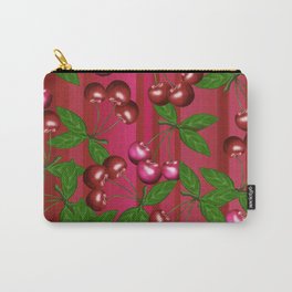 Cerejas deliciam a moda cocktail, art by Miguel Matos Official   Carry-All Pouch