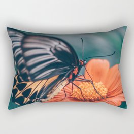 Butterfly flower | Nature Rectangular Pillow