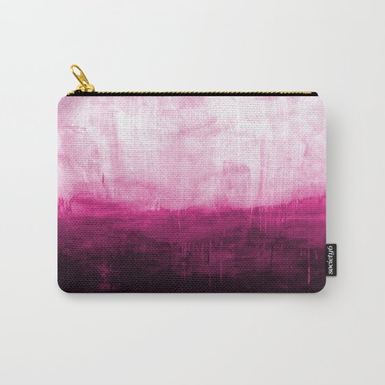 Paint 7 pink abstract painting ocean sea minimal modern bright colorful dorm college urban flat Carry-All Pouch