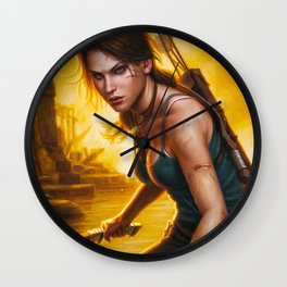 Tomb Raider Wall Clock