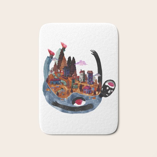 island city Bath Mat
