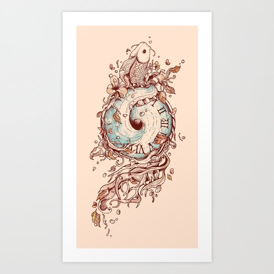 A Temporal Existence Art Print