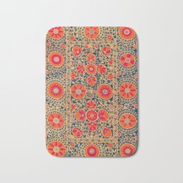 Kermina Suzani Uzbekistan Print Bath Mat