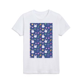 Happy Easter White Love Rabbit Collection Kids T Shirt