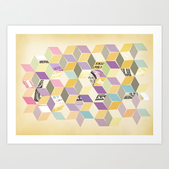 2 dollars Art Print