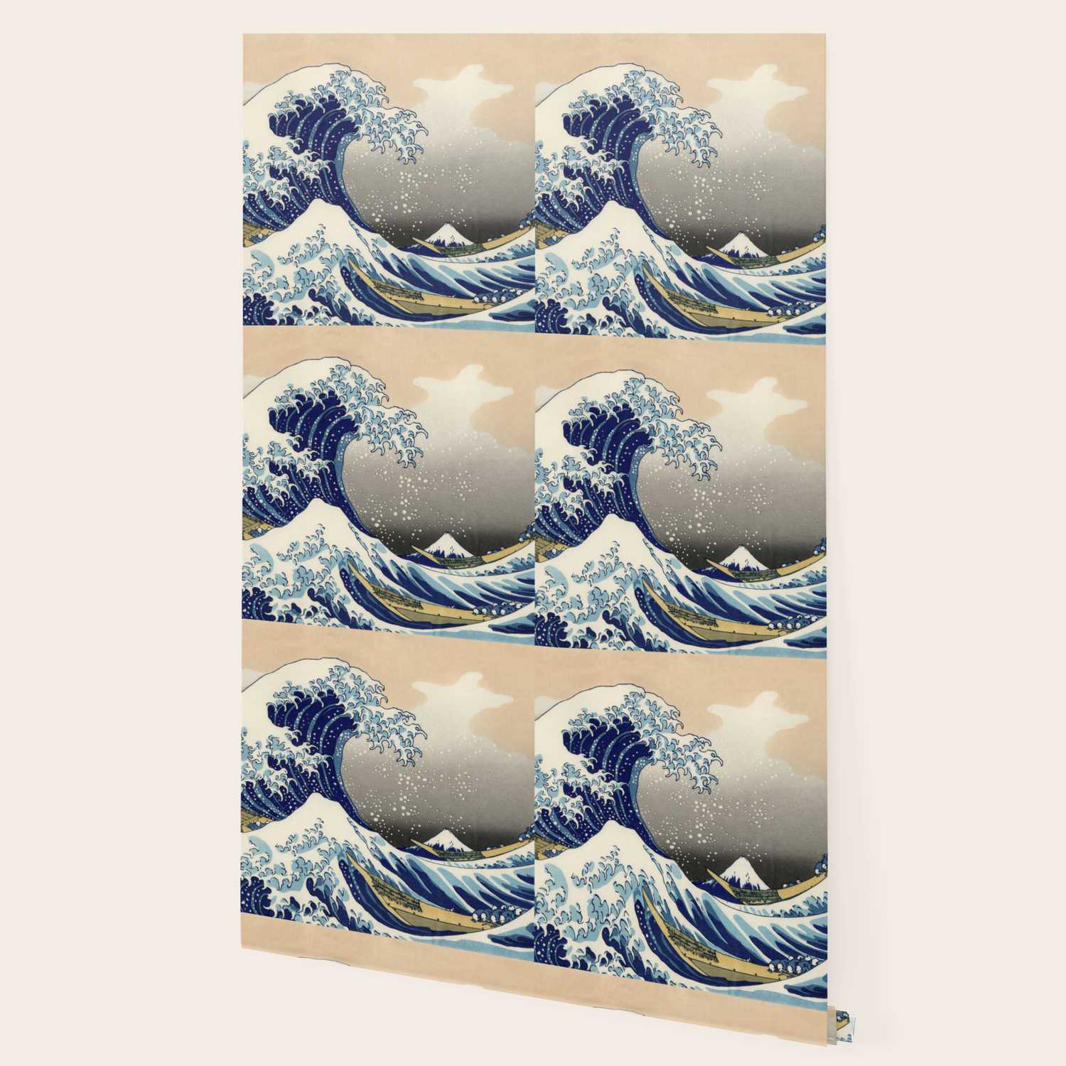 katsushika hokusai the great wave off kanagawa wallpaper by alexandra arts