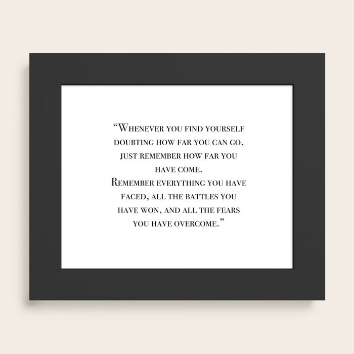 Framed Art Print