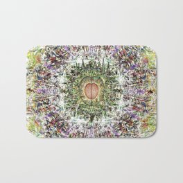 Synapse Relapse Bath Mat | Abstract, Digital 