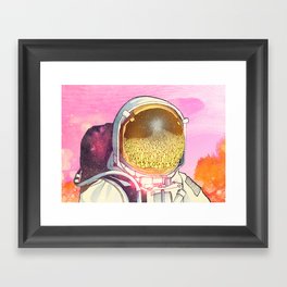 Unexpected Visitors Framed Art Print