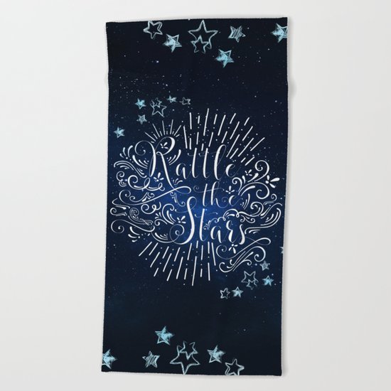Rattle The Stars - Blue Beach Towel