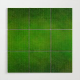 Abstract green vignette Wood Wall Art