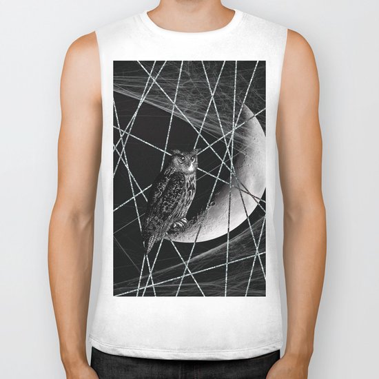 Moon owl Biker Tank