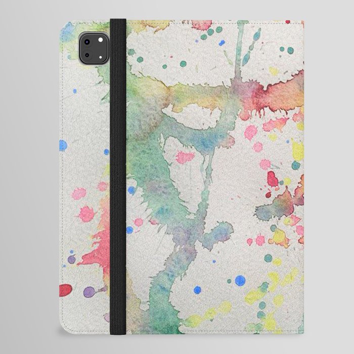 Abstract bright splashes #2 iPad Folio Case