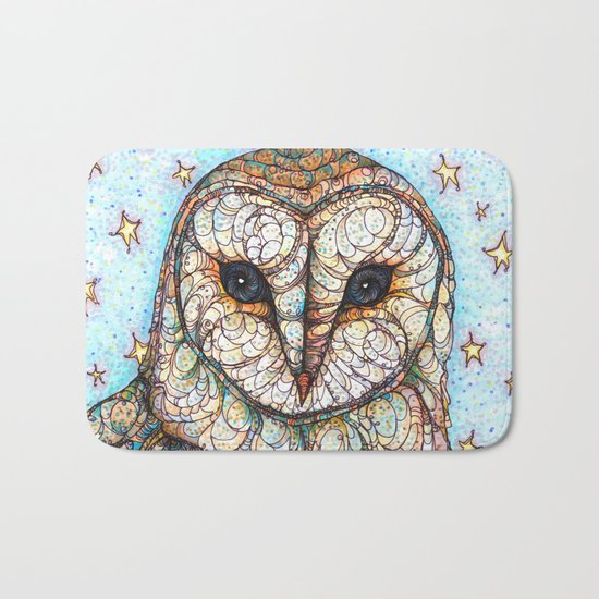 Barn Owl Bath Mat
