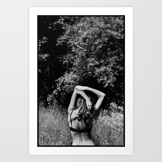cadalacs and butterflies Art Print