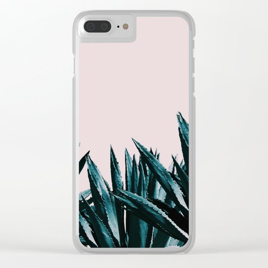Pastel agave Clear iPhone Case