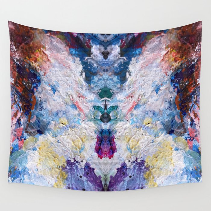 Blue Butterfly Wall Tapestry