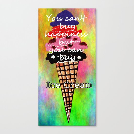Ice Cream Canvas Print