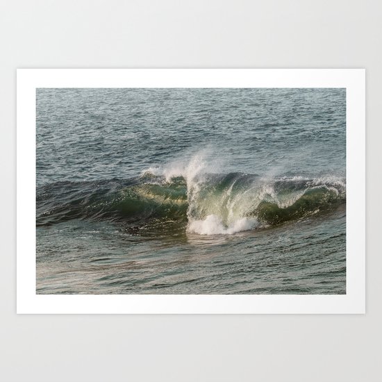 Wave at Bearskinneck Art Print