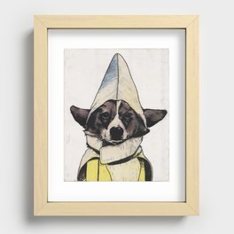 Banana Dog Recessed Framed Print