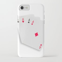Poker cards iPhone Case