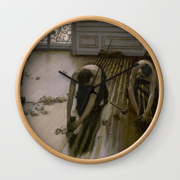Gustave Caillebotte - The Floor Planers Wall Clock