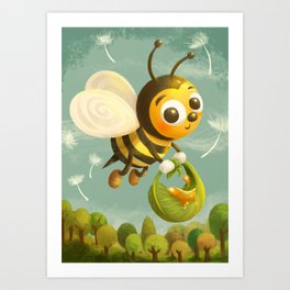 Beezy Bee Art Print