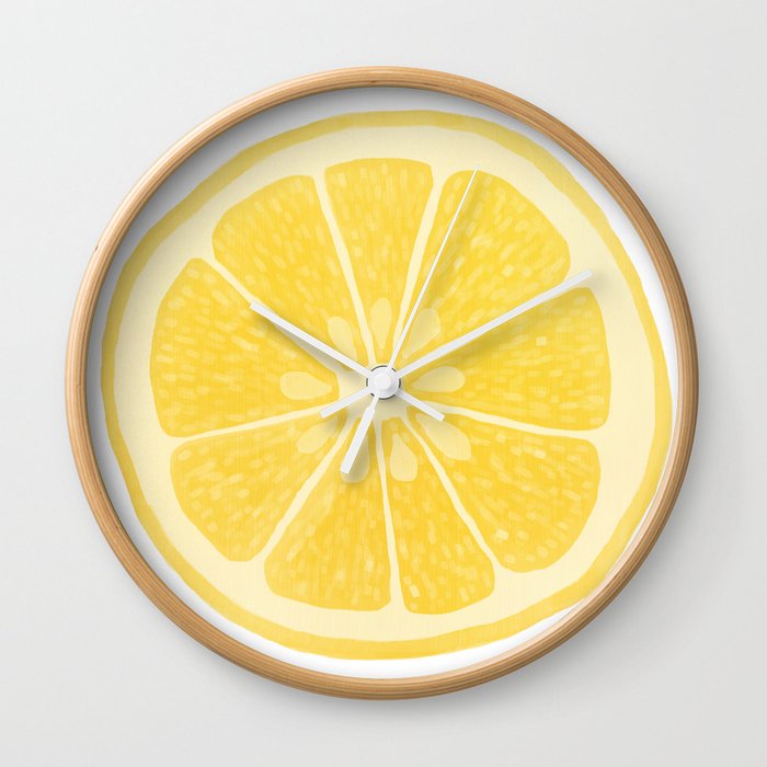 Lemon Wall Clock