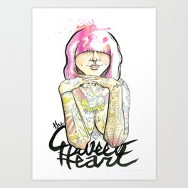 sweet heart Art Print