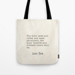 East wise words Lao Tzu Tote Bag