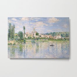 Vetheuil in Summer 1880 by Claude Monet Metal Print