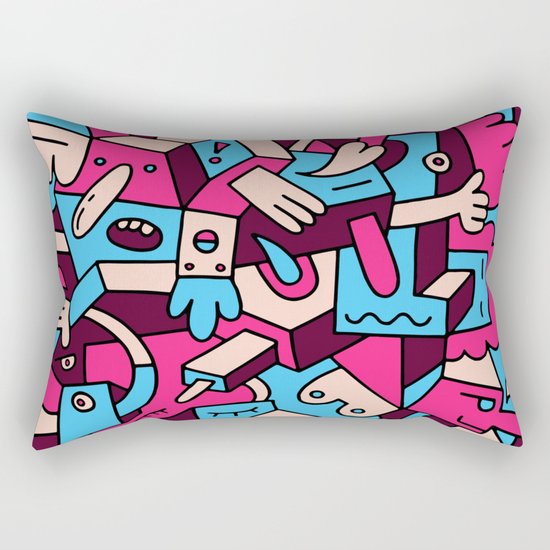 Dumbbell Fiasco Rectangular Pillow