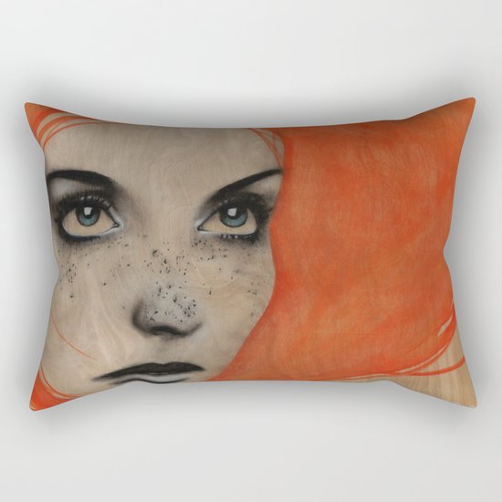 Red Rectangular Pillow