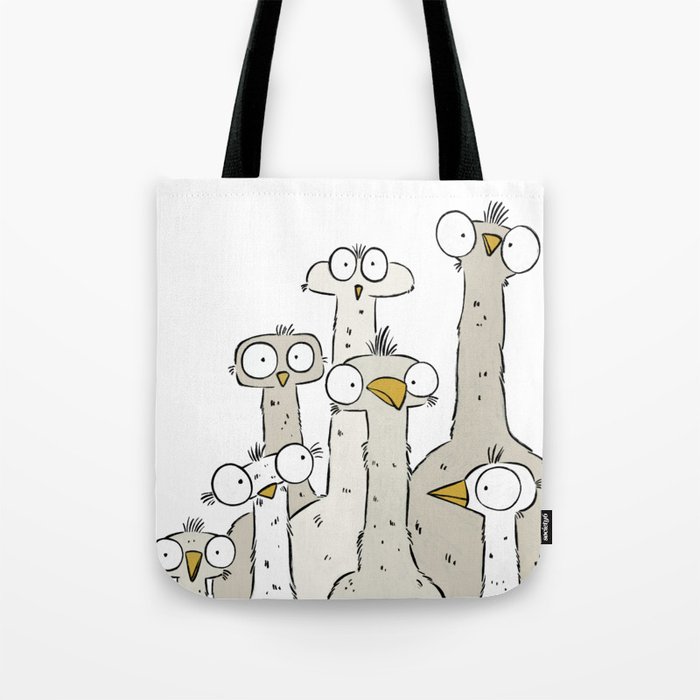 Funny Birds Tote Bag