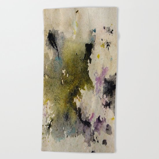 land of milk and honey Beach Towel