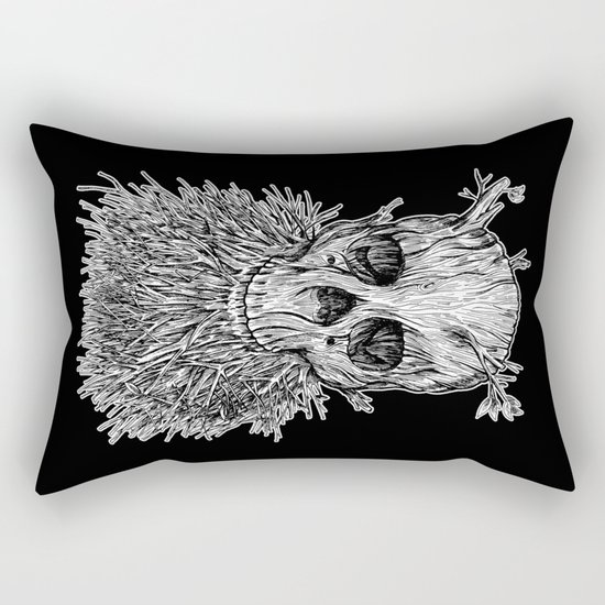 Lumbermancer B/W Rectangular Pillow