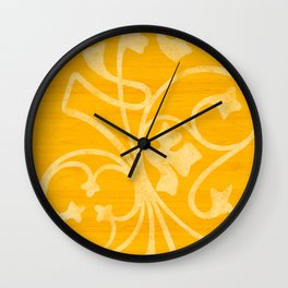 Rejas Yellow Wall Clock