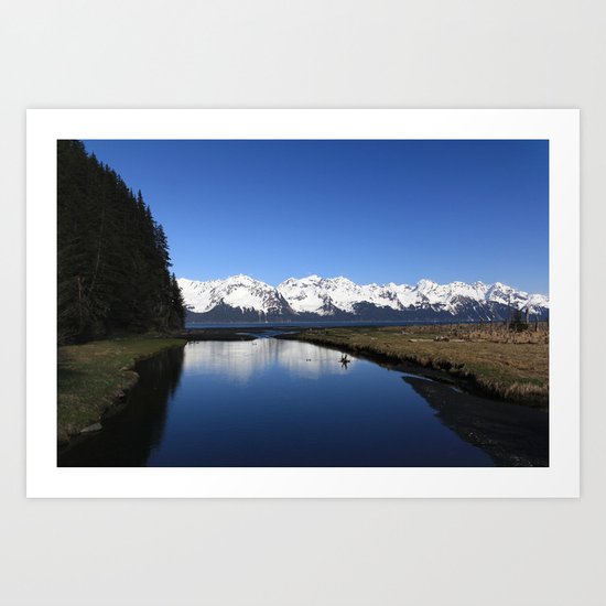 Tonsina Creek Art Print